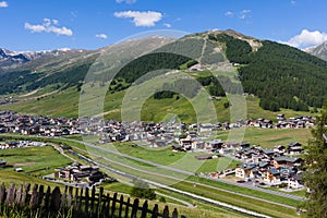 Livigno from above