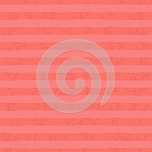 Living Coral striped seamless pattern