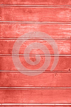 Living coral wooden background. Abstract wallpapper