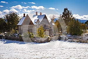 Living History Farm at Museum of the rockies, with the biggest collection of rhinoceratops, Bozeman, Wyoming