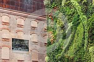 Living Plant Wall outside the Caixa Forum