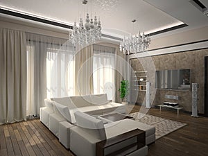 Living room 3D