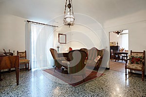 Living room with antiquities photo