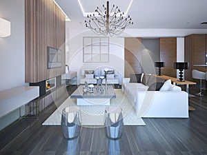 Living room design idea photo