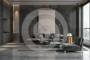 Living room designed by interior designer
