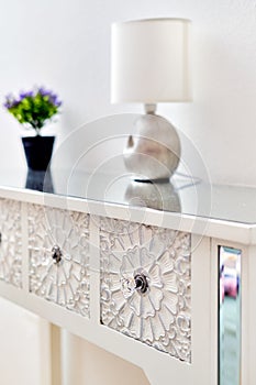 Living room detail design stylish luxury furniture