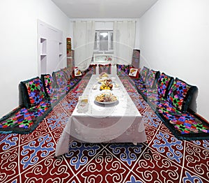 living room and dining room of Xinjiang people, adobe rgb