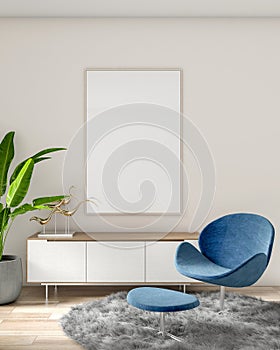 Obývací pokoj křesla jsou umístěny na z šedá zarůst koberec nízký skříně rám rostliny. středomoří minimální 