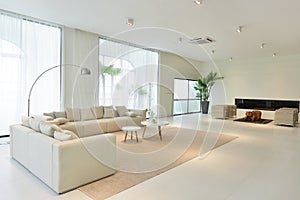 Living room interior of modern home