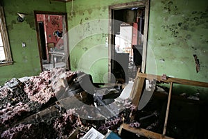 Living Room after Katrina photo