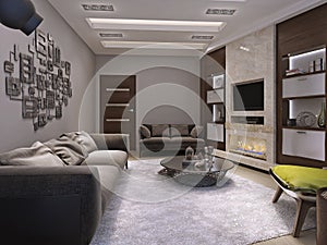 Living room minimalism style