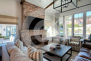 Modern Mansion Living Room