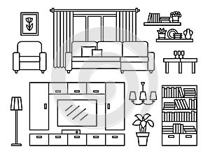 Living room modern furniture