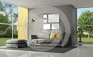Living room of a modern villa