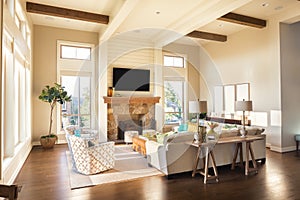 Living Room in New Luxury Home