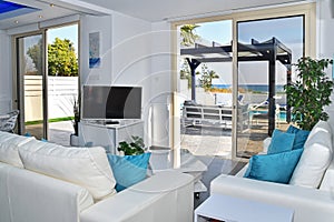 Living Room with Sea View