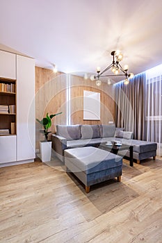 Small apartment design living room