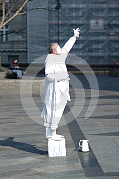 Viviendo estatua 