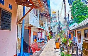 The living street in Ko Panyi village, Phang Nga Bay, Thailand