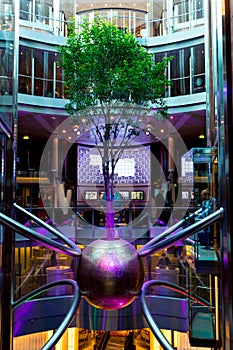 Artisic Floating Tree On Celebrity Cruise