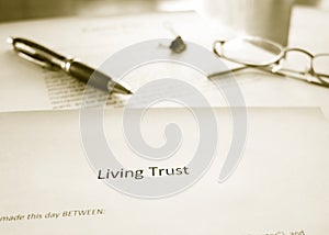 Living Trust legal document