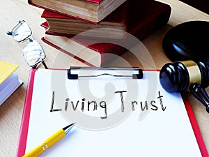 Living Trustt is shown on the photo using the text