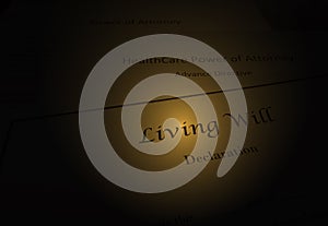 Living Will documents