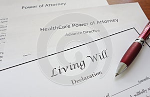 Power of Attorney and Living Will photo