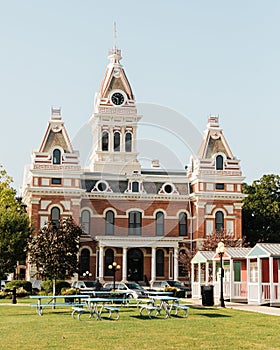 Livingston County Courthouse, in Pontiac, along Route 66 in Illinois