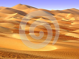 Liwa Desert, Middle East photo