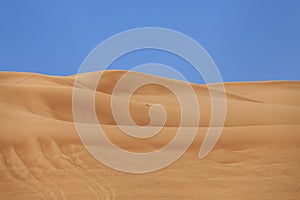 Liwa desert near Dubai in UAE