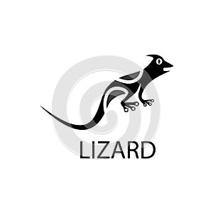 Lizard Chameleon Gecko animall logo and symbol vector illustration photo