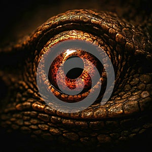 a lizard eye