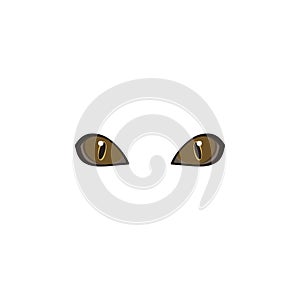 lizard eyes color icon. Elements of eyes multi colored icons. Premium quality graphic design icon photo