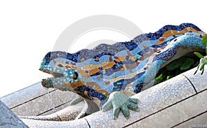 Lizard Fountain at Park Guell in Barcelona.