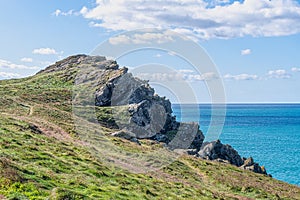 Lizard Head in Cornwall England