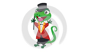 Lizard the magician