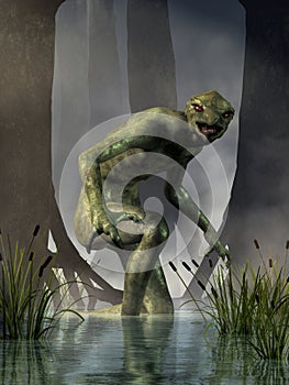 The Lizard Man of Scape Ore Swamp photo
