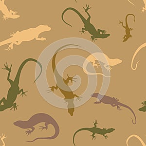 Lizard pattern vector