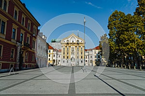 Ljublana historical city center, Slovenia