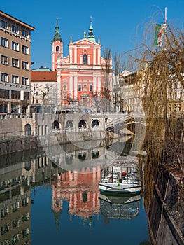 Ljubljana capital city center, Slovenia.