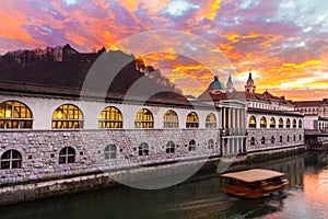 Ljubljana, capital of Slovenia, Europe.