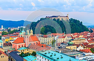 Ljubljana cityscape