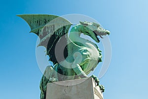 Ljubljana dragon, city symbol, Slovenia