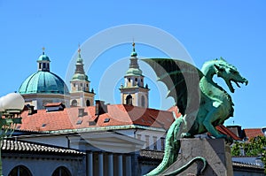Ljubljana dragon statue