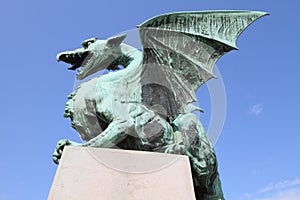 Ljubljana landmark dragon