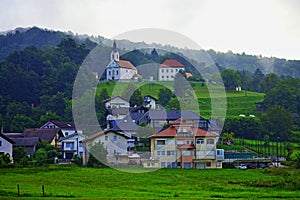 Ljubljana outskirts pastoral scenery scenic view Slovenia Europe