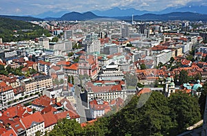 Ljubljana panorama, Slovenia