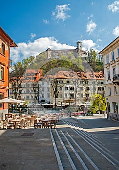 Ljubljana street, Slovenia