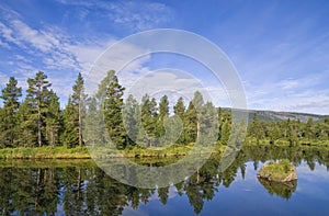 The Ljusnan river